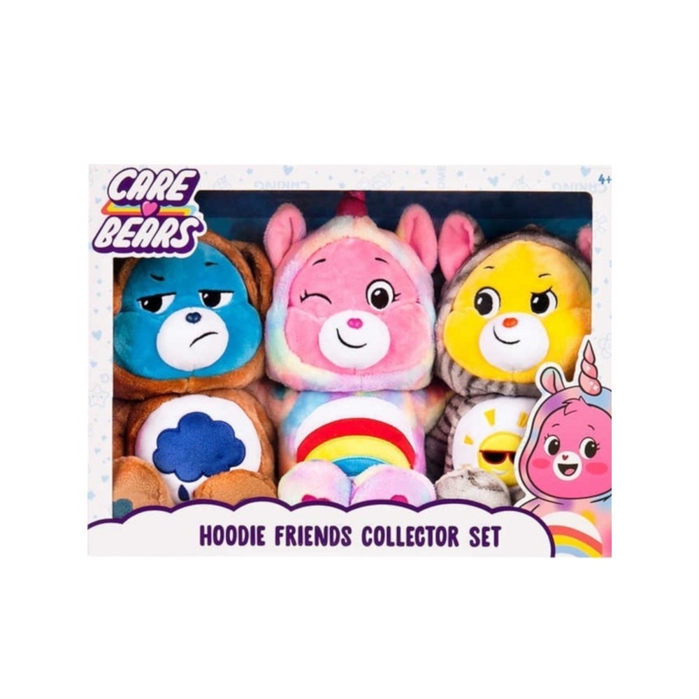 Care Bears 12.5 Snuggle Friends 3-Pack Set, Grumpy, Cheer and Funshine‎ New!